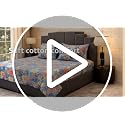 Image of Jashan 210 TC Glace Cotton Super Soft Fabric King Size Fitted Bedsheet for Double Bed, King Size 72 inches X 78 Inches x 10 Inches, with 2 Large Size Pillow Covers - Multi Colors