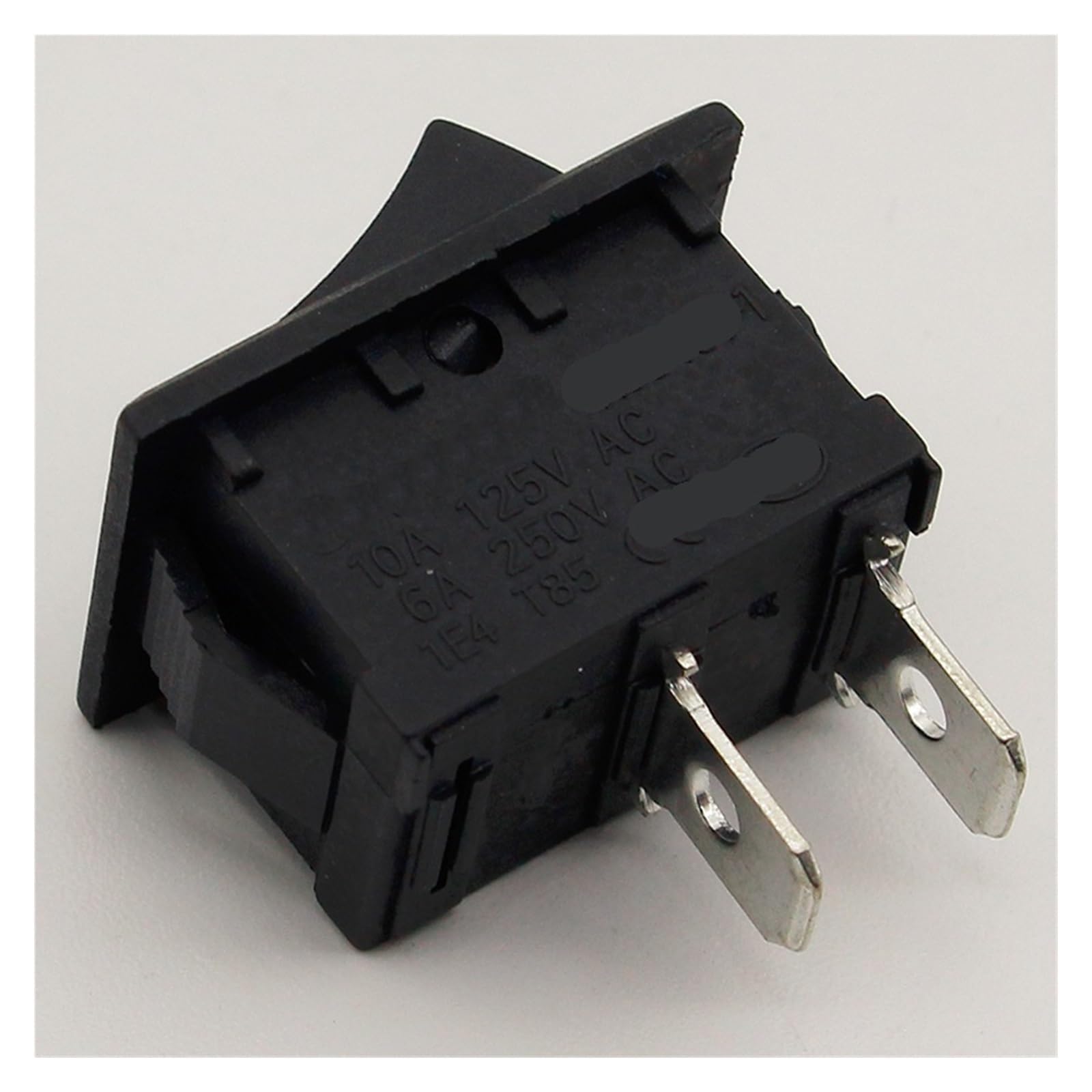 5 Piezas Mini Interruptor De Botón 6A-10A 110V 250V KCD1 Basculante 2 Pines A Presión/Apagado 21MM * 15MM