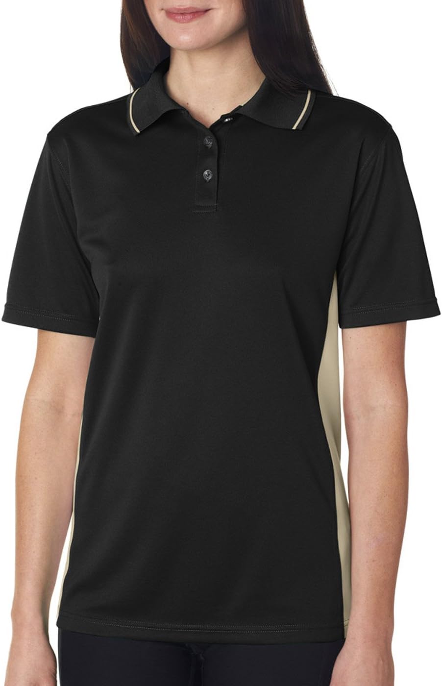 UltraClubs レディース クール＆ドライ スポーツ ツートンカラー ポロTシャツ US サイズ: XXX-Large カラー