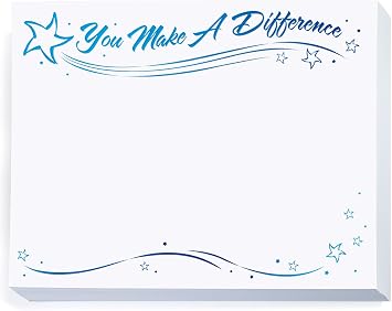 PaperDirect You Make A Difference Specialty Certificates, Blue Foil Border, 8 1/2 inch x 11 inch, 38lb Cover Stock, 50 Count, for School, Work, Diplomas & Award Certificates