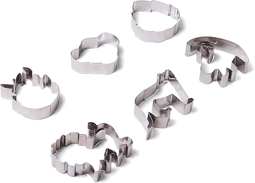 Miniatura 3 de Fox Run Cortadores de galletas de animales, galletas King of the Savannah, juego de 7