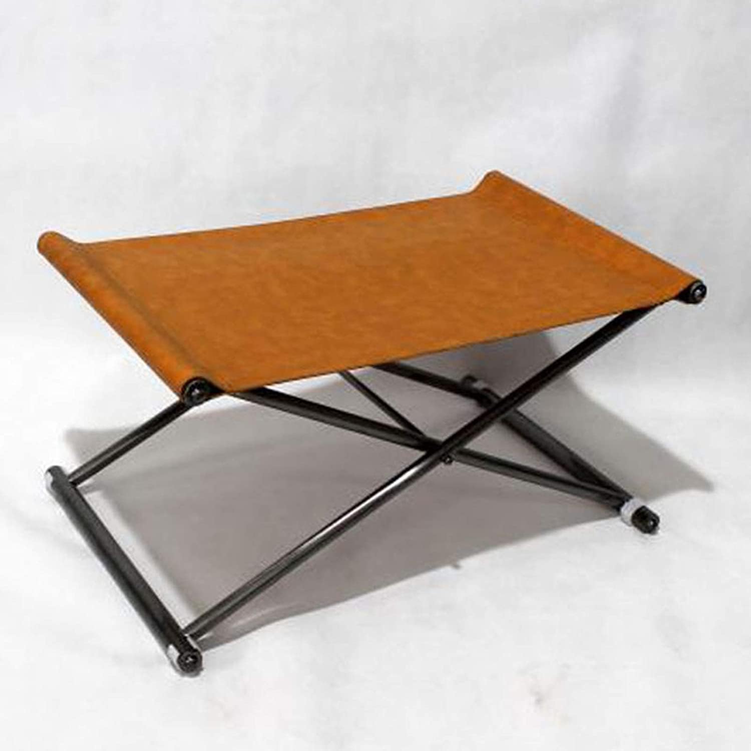 Guest Room Luggage Rack, Folding Suitcase Stand Luggage Rack Luggage Rack, Hotel Folding Luggage Rack, Shoe Changing Stool, Stainless Steel Bed End Stool, Living Room, Portable (Color : Oran