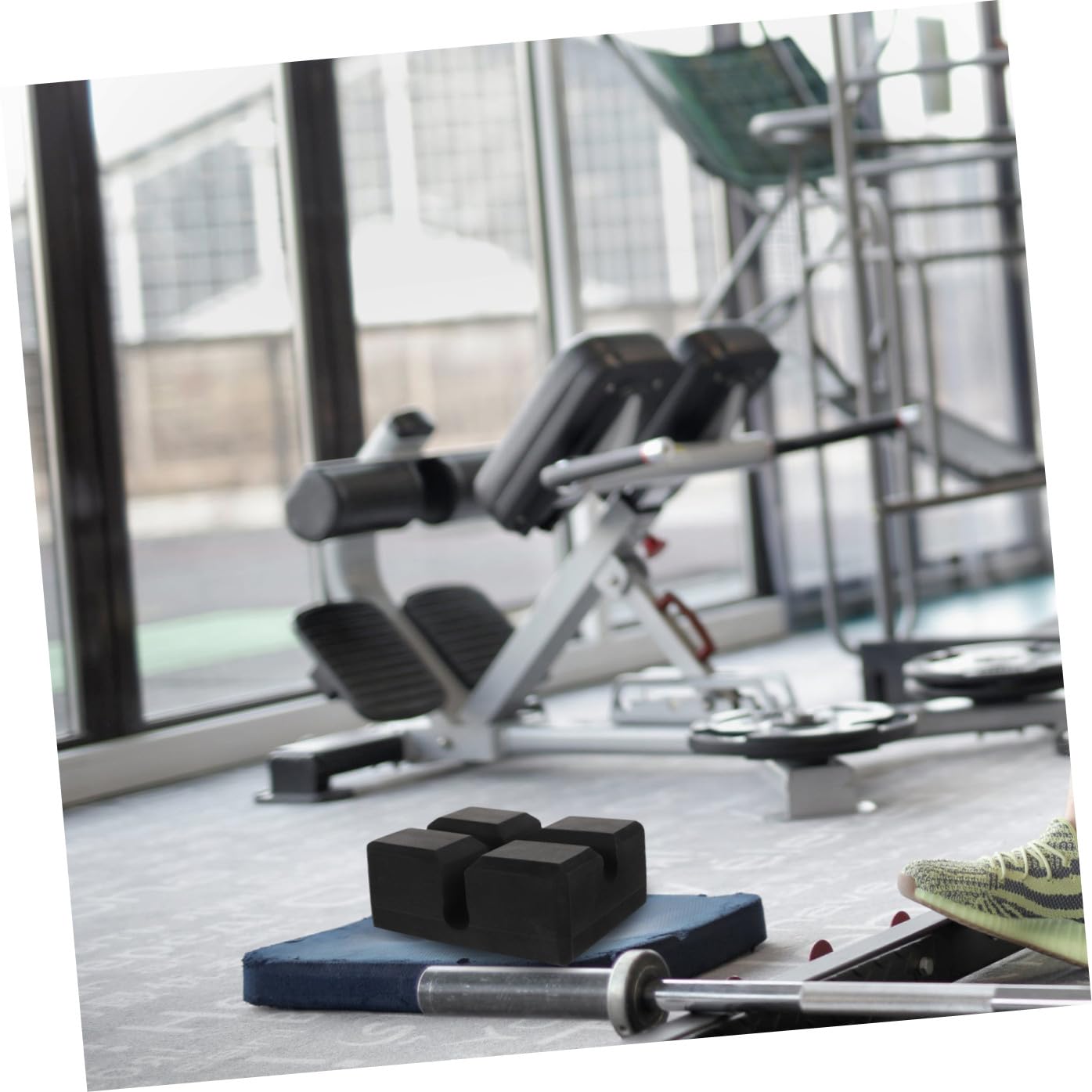 SUPVOX Dispositivo De Press De Banca Ajustable para Abdominales, Material Ligero y Portátil, Soporte Ergonómico Negro, Entrenamiento De Fitness Casa y Viajes