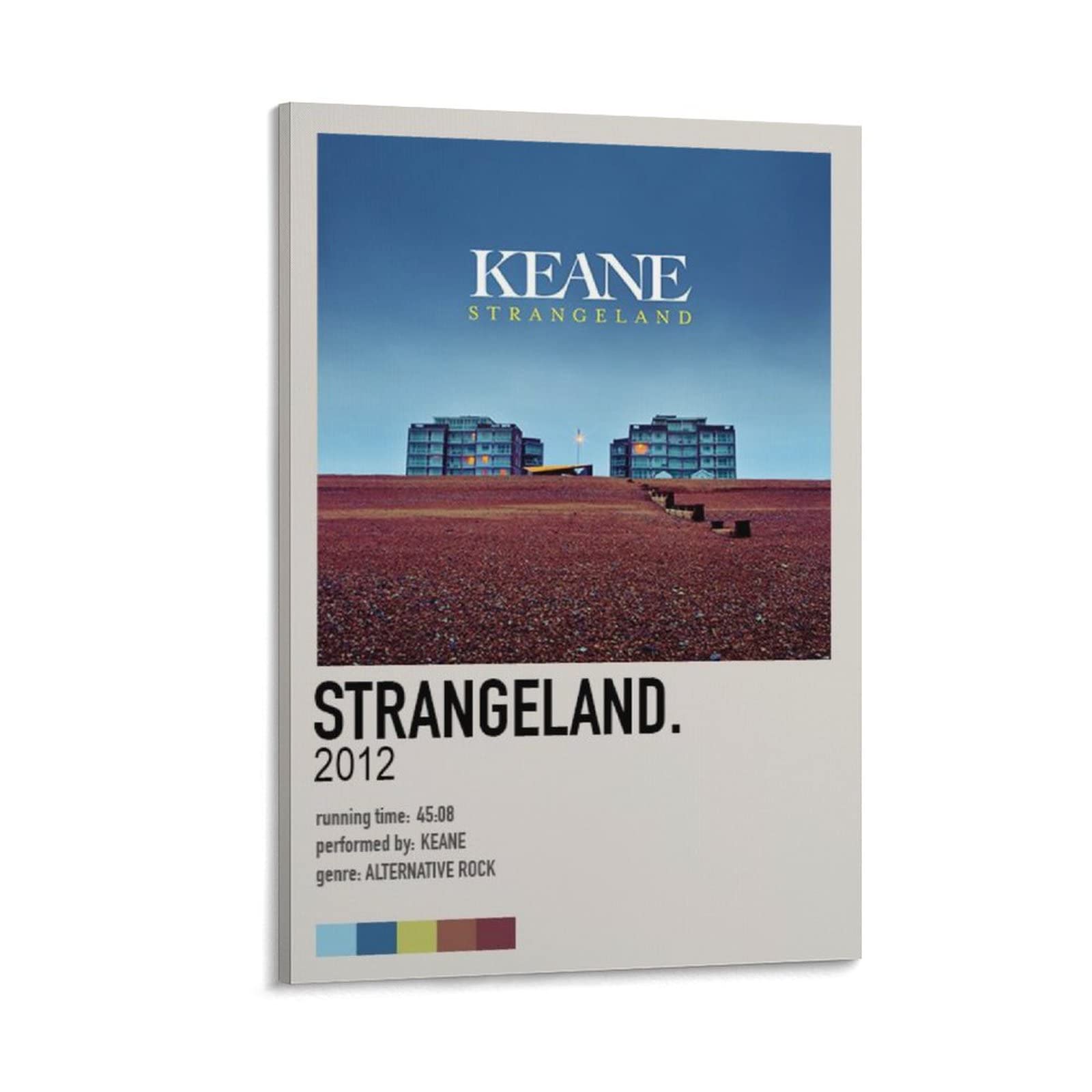 Strangeland - Keane (2012) Canvas Poster Bedroom Decor Sports Landscape Office Room Decor Gift Frame-style24x36inch(60x90cm)