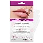 SMARTMED Smart Cold Sore Treatment Patch 36 ct | Soothe Itching and Burning | Discrete, Invisible, Skin Safe Adhesive