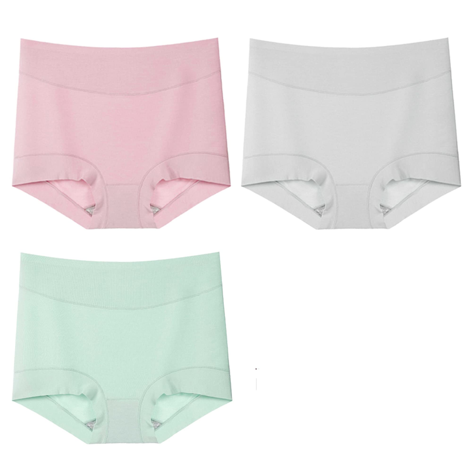 Culotte en microfibre extensible taille haute pour femme sous-vêtement doux C