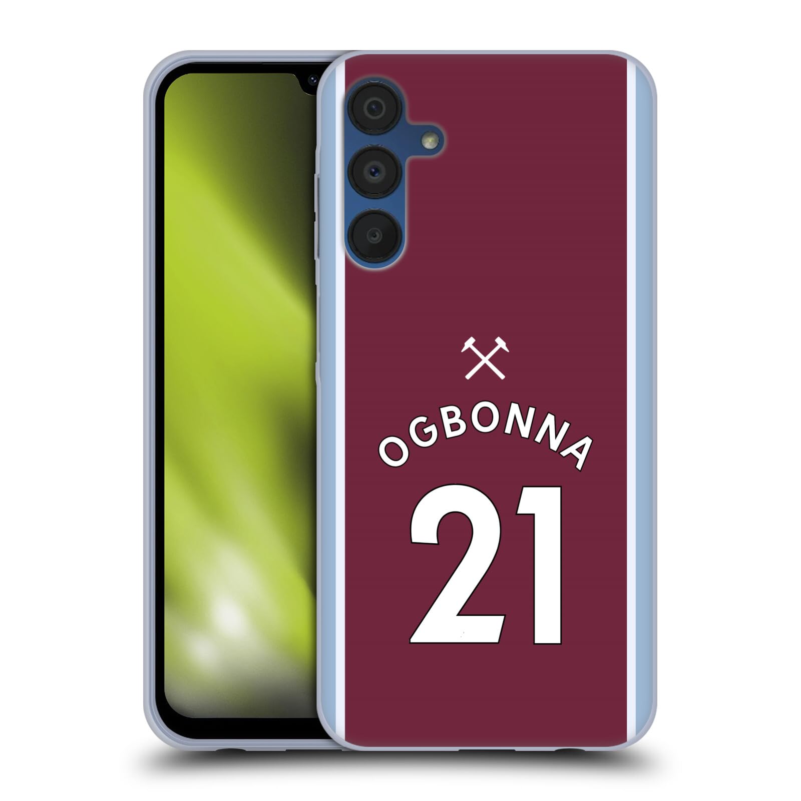 Funda Samsung Galaxy A15 antideslizante de gel West Ham United 7