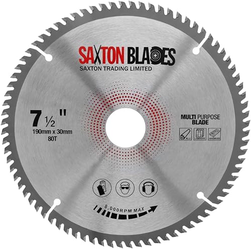 Saxton TCT19080TTCG - Lama per sega circolare TCT, 190 mm…