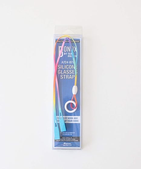 Amazon ダルトン 眼鏡小物 Silicone Glassesstra シリコン メガネストラップ レディース One レインボー 眼鏡小物 通販
