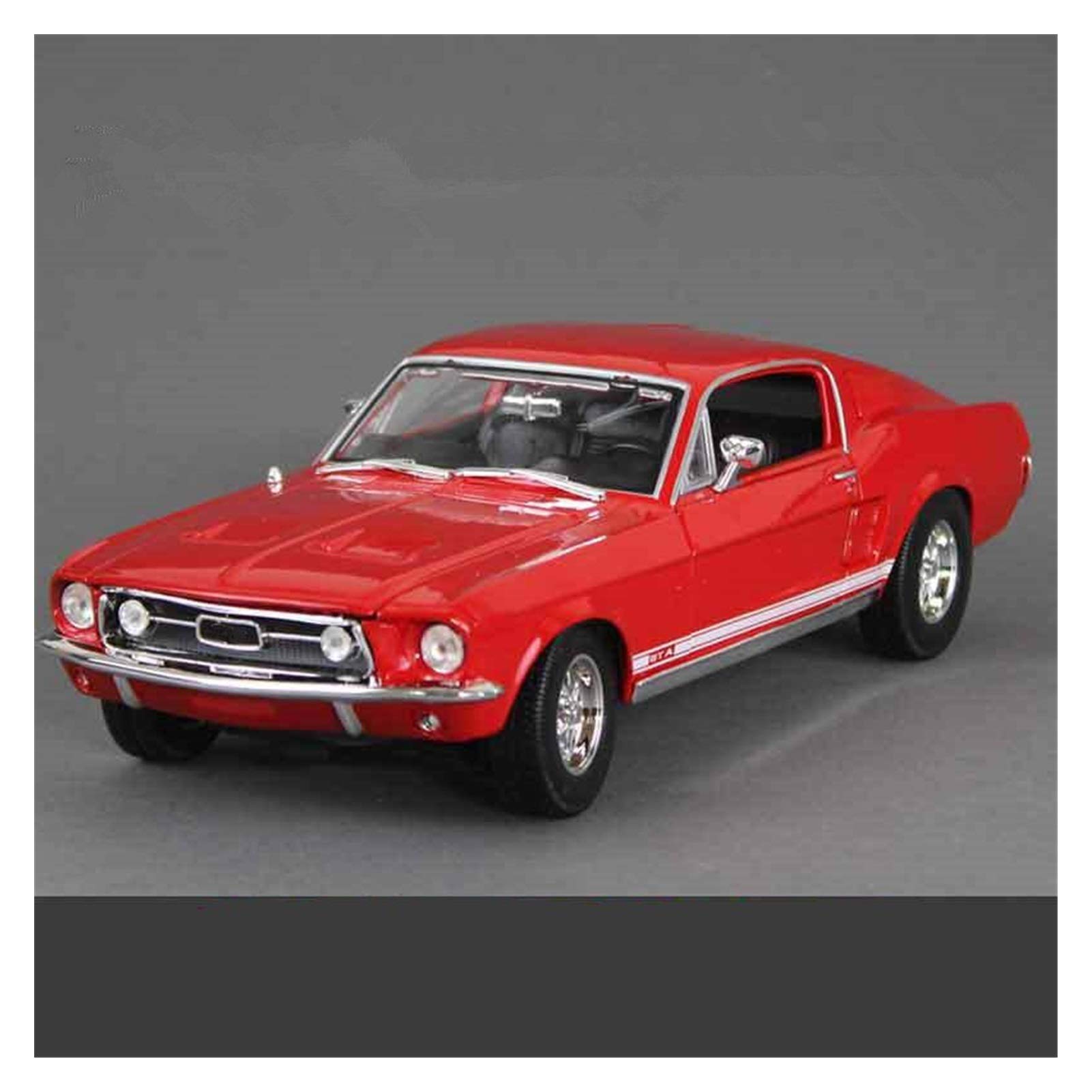 Amazon.co.jp: 1:18 F-ORDマスタングGTスポーツカーアロイレトロな車の