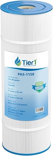 Miniatura 9 de Tier1 Cartucho de filtro para piscina y spa, paquete de 4 Reemplazo para Pentair Clean & Clear Plus 320, CCP320, Pleatco PCC80, Unicel C-7470