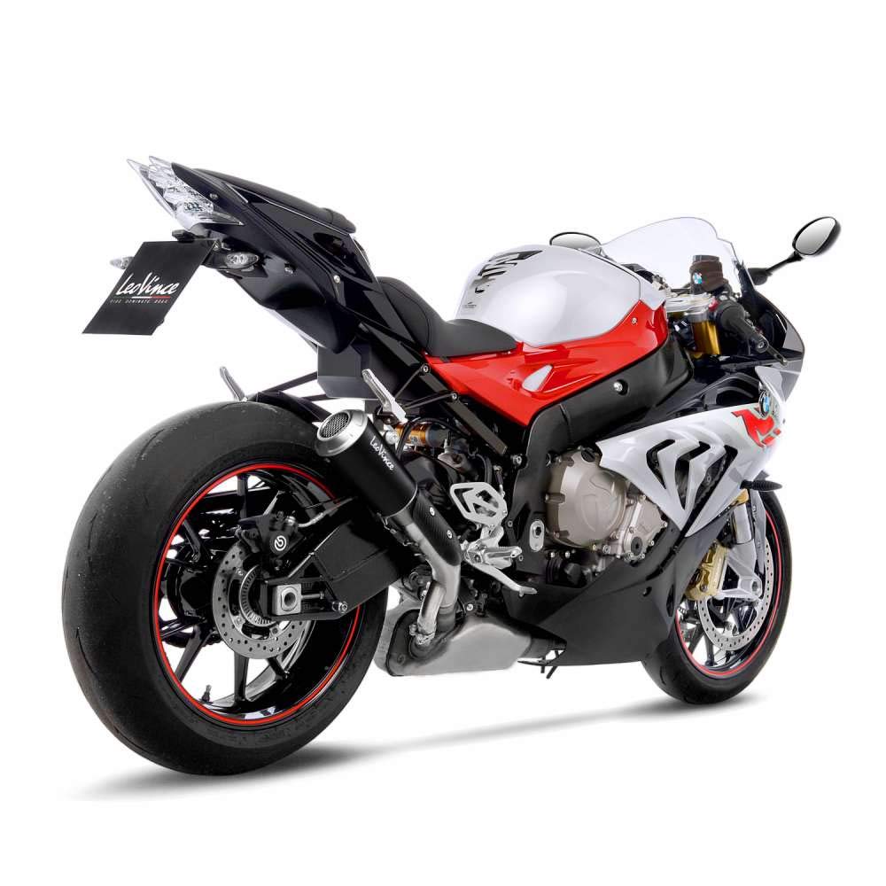 Tłumik końcowy LeoVince SLIP-ON SBK LV-10 Black Edition, stal szlachetna czarny do BMW S 1000 RR