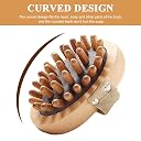 HANNEA Wooden Head Massager, Scalp Brush Self-Care Tool gallery image