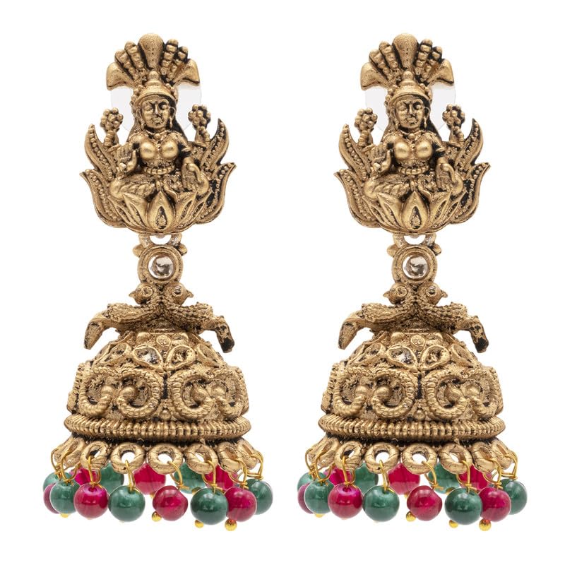 See full amazon price history chart for Shining Jewel - By ShivanshTraditional Indian Matte Gold Plated Oxidised CZ, Crystal Studded Temple Jhumka Earring For Women-Gold,Green (SJE_205_G_G) Shining Jewel - By ShivanshTraditional Indian Matte Gold Plated Oxidised CZ, Crystal Studded Temple Jhumka Earring For Women-Gold,Green (SJE_205_G_G) (B0D8YP99FQ) Amazon Price History, Amazon Price Tracker