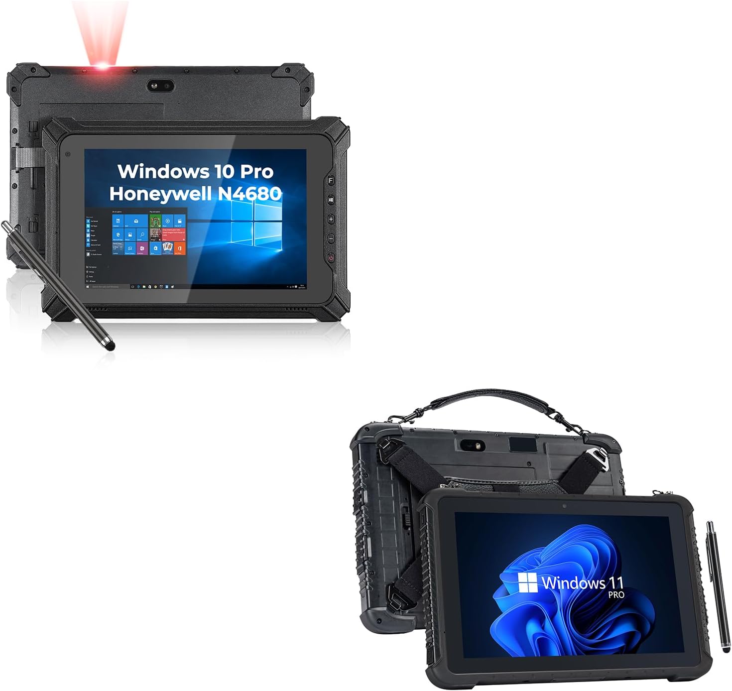 MUNBYN Rugged Windows Tablet with Barcode Scanner IRT06, 8