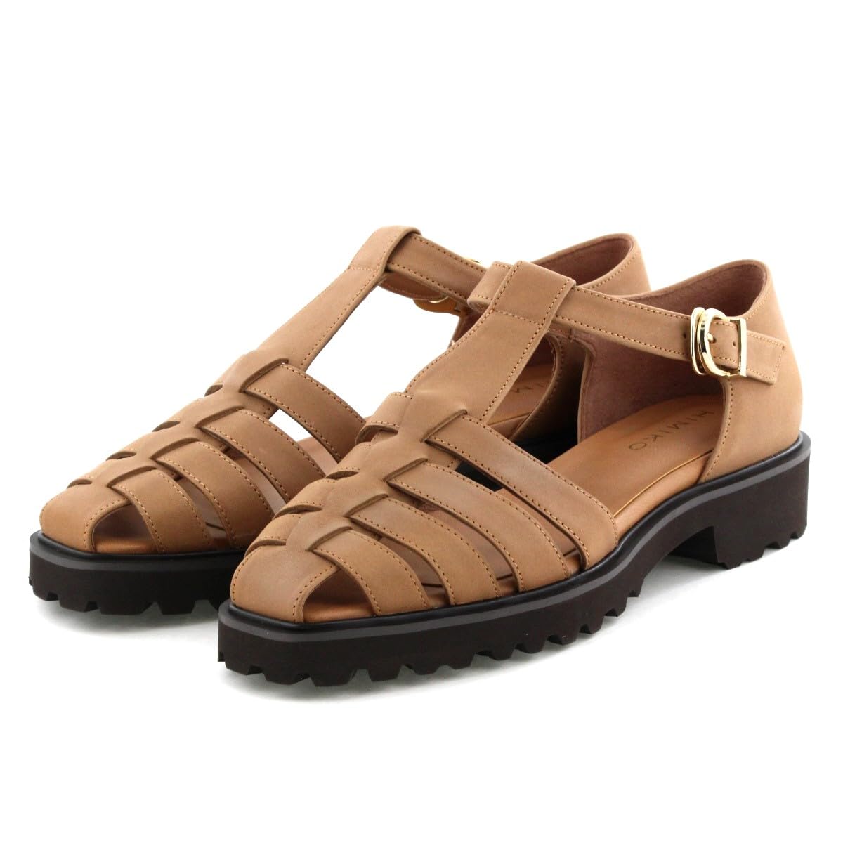 ☆美品☆【ヒミコ】 グルカサンダル (25.5) レザ大きいサイズ　ブラック 楽天市場】【SALE/30%オフ】グルカサンダル ヒール レディース