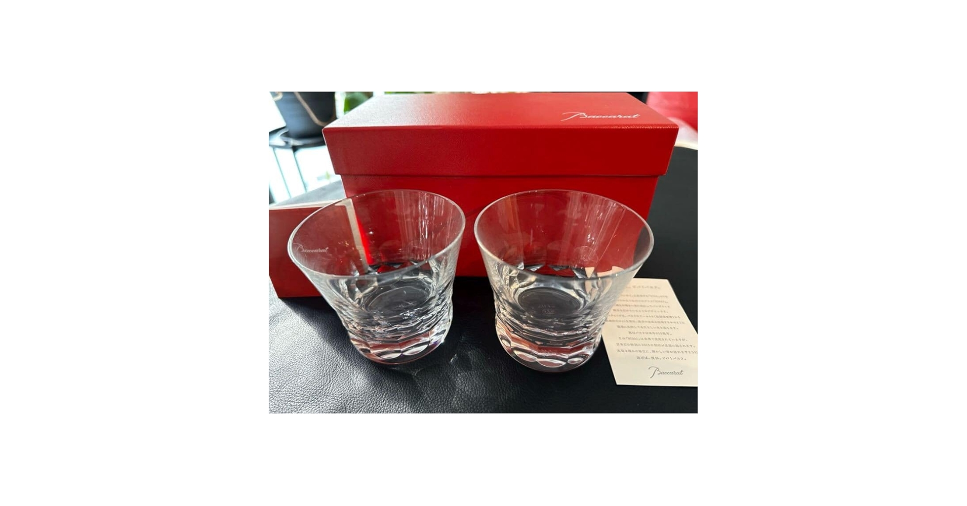 Baccarat - バカラ　Baccarat ペアロックグラス　2013 ビバ 新品Baccarat バカラ日本限定BIBA2013年イヤーグラス ロック