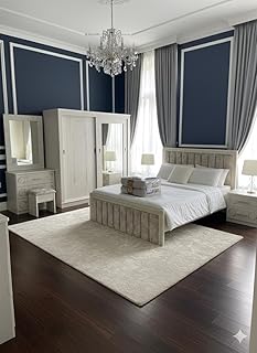 Modern 5-Piece Bedroom Furniture Set King Bed 180 * 200cm