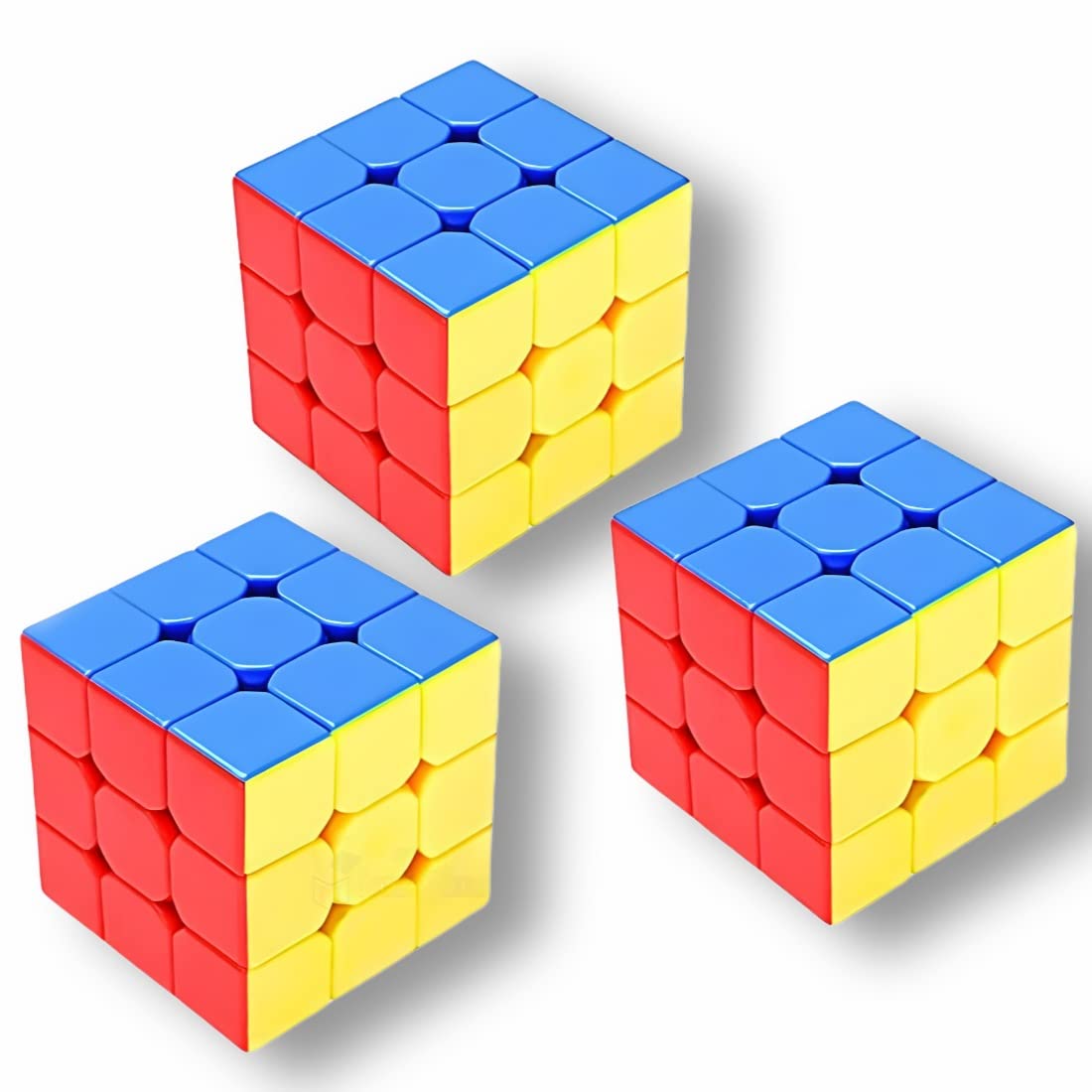 Toy Imagine? Smart Activity Toy Magical Cube 3X3X3 Easy Amazing Stress Reliever | Brainstorming Puzzle | Smooth Rotation Colourful Cube | High Speed Stickerless Puzzle Game | (Age 6+ Years) Pack of 3. (B0C2TQV5MC) Amazon Price History, Amazon Price Tracker