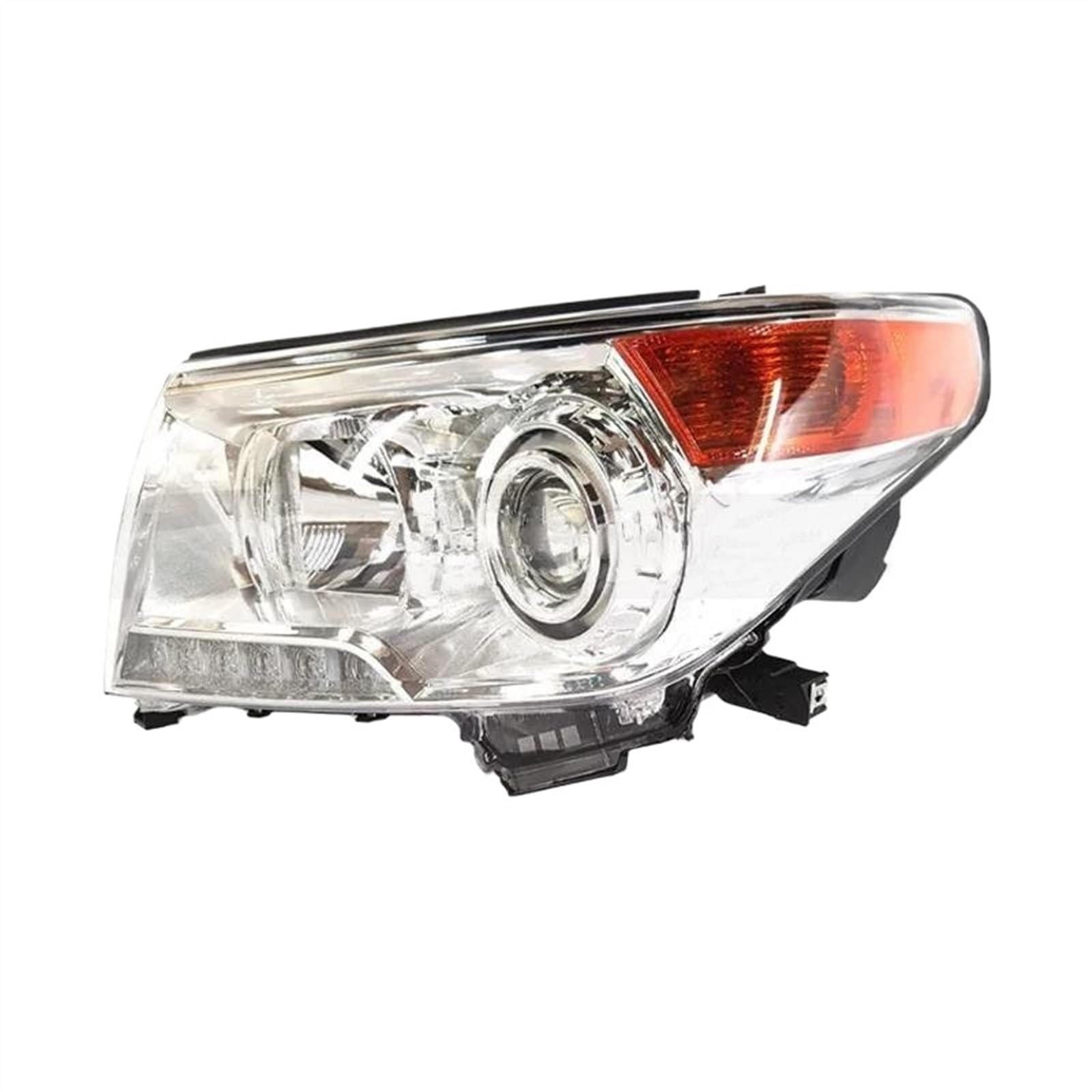 KLAUER For Toyota For Land Cruiser LC200 2012-2015 Front Head Light DRL Head Lamp Headlamp Headlight LED Daytime Running Light(Left light)