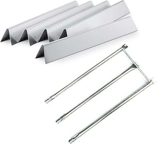 Direct store juego de piezas DG229 quemadores de parrilla y placas de calor de repuesto para Weber Genesis SilverGold B&C, Spirit 700