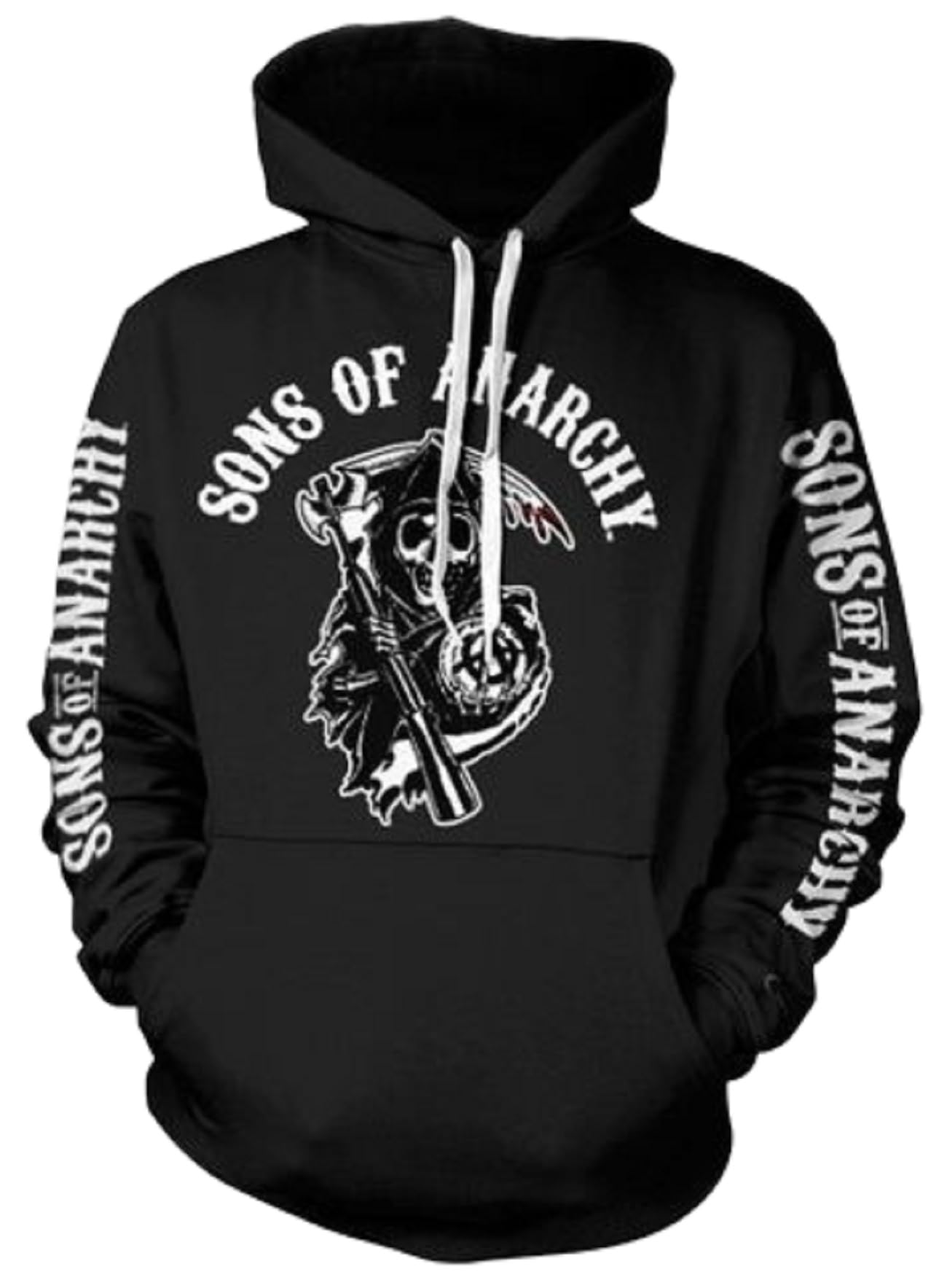 Chaleco de piel sintética para hombre inspirado en el icónico hijo de SOA, chaqueta y sudadera con capucha de forro polar, estilo California Club