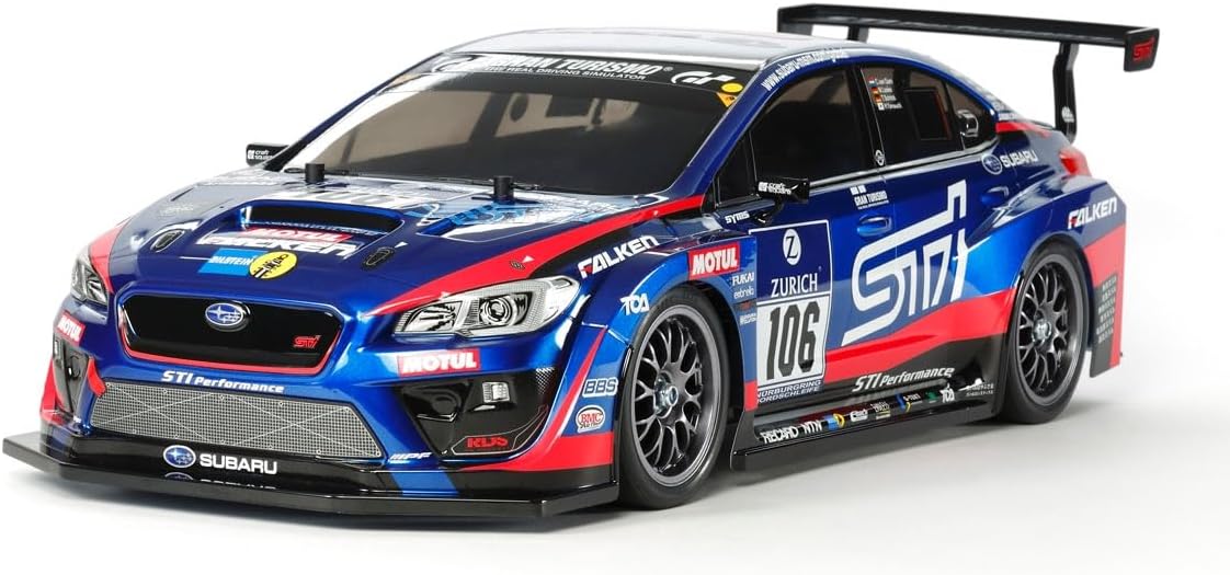TAMIYA Subaru WRX STI - 24th Nurburgring Kit 4 Wheel Drive TT-02 TAM58645A Cars Elec Kit 1/10 On-Road