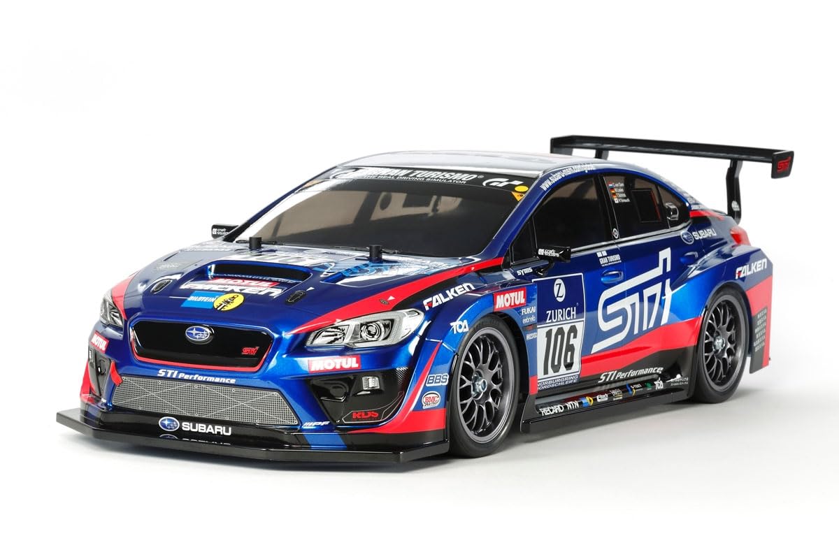 TAMIYA TB-03R STI WRX ボディー Amazon.com: TAMIYA Subaru WRX STI - 24º Nurburgring Kit Tracción