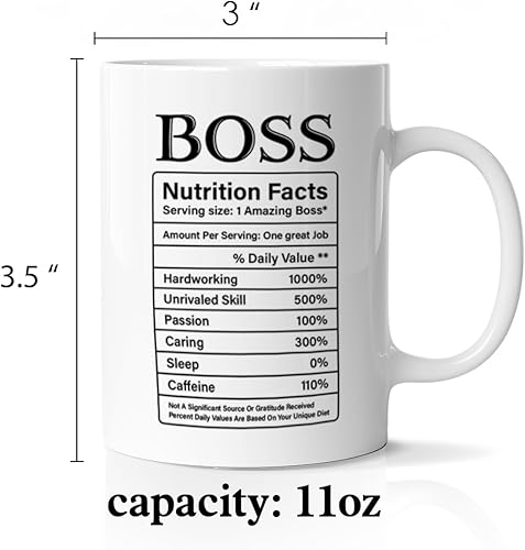 Miniatura 2 de Hijie Taza de café para jefe, regalos de agradecimiento para jefe, regalos de jubilación para jefe, mentor, compañero de trabajo, tazas de jefe para