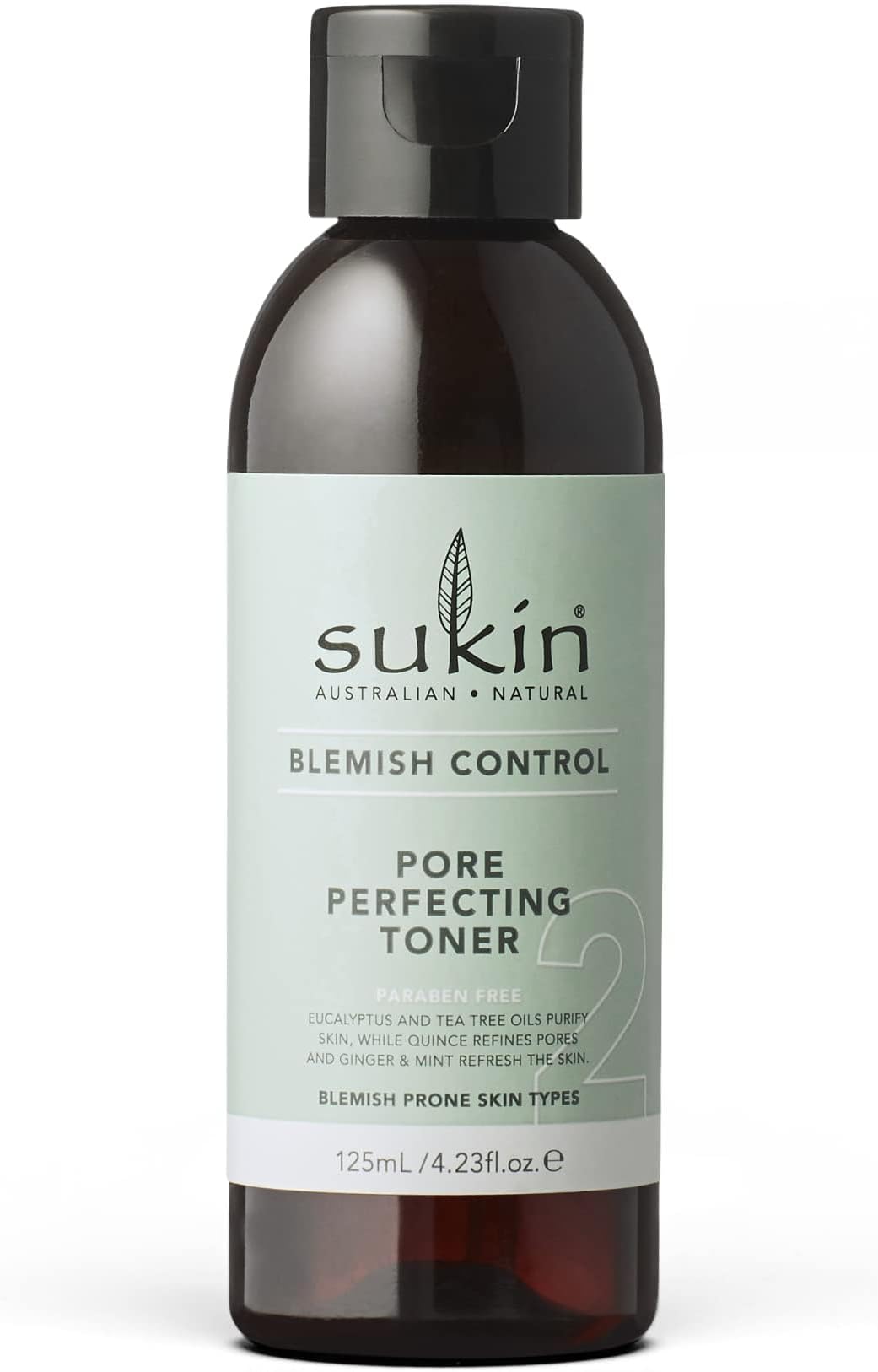 - Sukin Blemish Pore Perfecting Toner | Natural Blemish Control & Pore Refining | Hydrating, Gentle Tea Tree, Pore Tightening & Brightening Toner | 125 ml