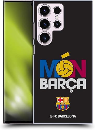 Head Case Designs Officially Licensed FC Barcelona Mon Barca Campions Hard Back Case Compatible with Samsung Galaxy S23 Ultra 5G