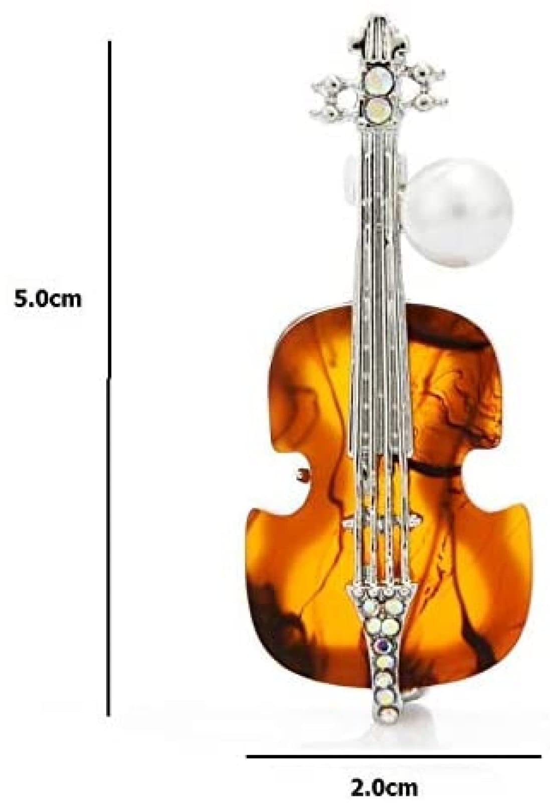 Accesorio De Pin De Solapa Broches De Guitarra Accesorios De Instrumentos Musicales for Mujer Tamaño: Broches De 5,0 * 2,0 Cm
