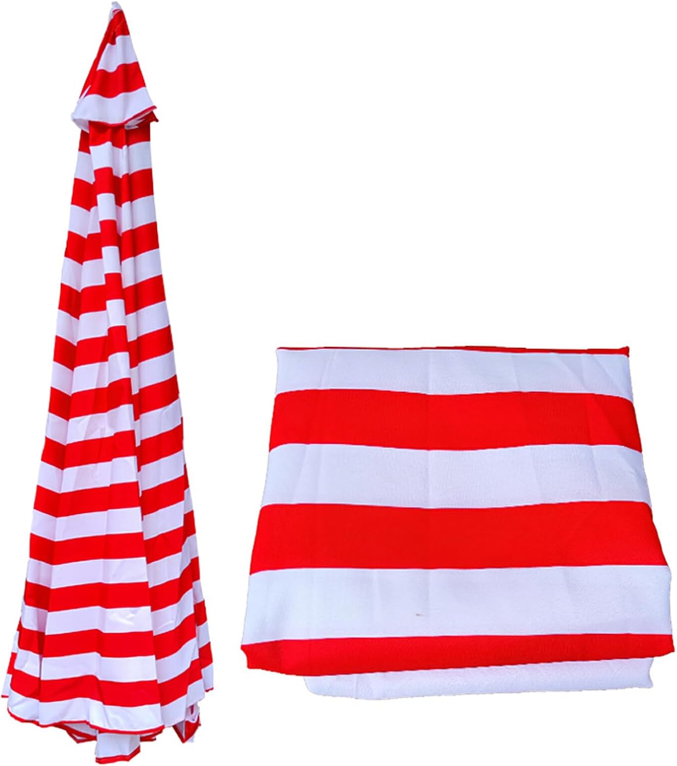 Patio Umbrella Replacement Canopy Replacement Umbrella Covers with 6/8 Ribs 9.8ft Polyester Umbrellas Cantilever Parasols Outdoor Umbrella Cover for Garden Backyard Pool