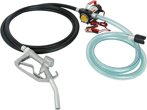 BLACKHORSE-RACING Bomba de transferencia de combustible eléctrica de 12 V CC, aceite de queroseno diésel, bomba extractora de combustible comercial,