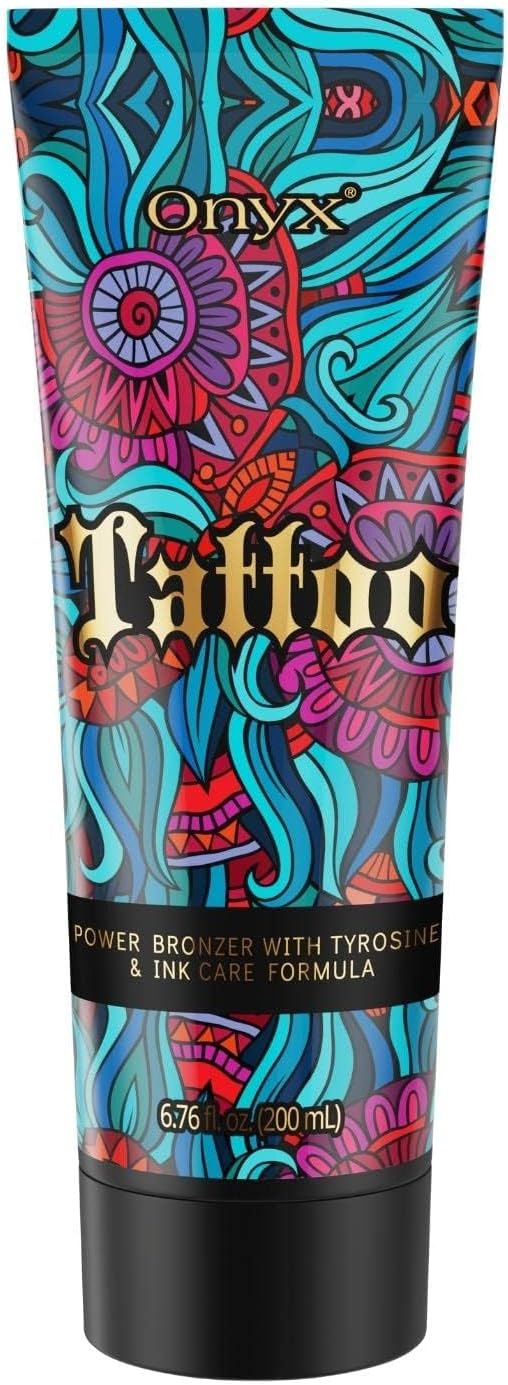 Onyx Tattoo Sunbed Cream with Ink Care Formula Tanning Moisturiser