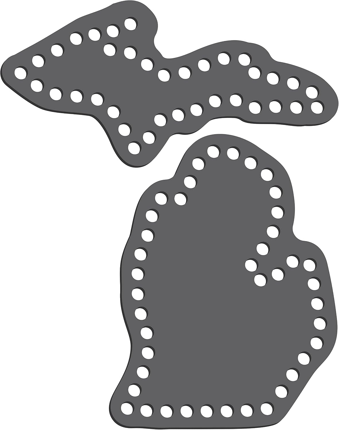 Rhinestone Genie Michigan Magnetic Rhinestone Template, Black