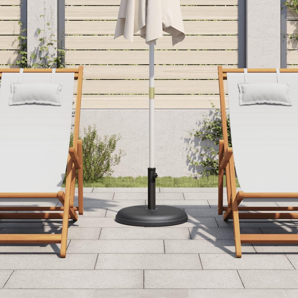 Stojak na parasol przeciwsłoneczny Ø 32/35 / maszt stabilna tuleja osadcza na taras, balkon, do ogrodu, na trawnik, podwórko, plażę, z betonową podstawą z tworzywa sztucznego, łatwy montaż