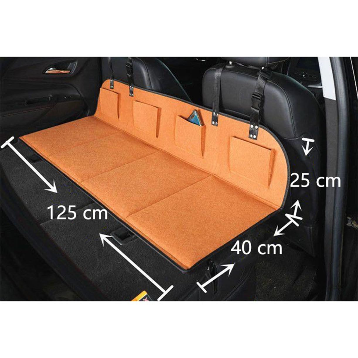 Cama Plegable Asiento Trasero Coche,Extensor del Asiento Trasero del Coche,Asiento Trasero del Coche Accesorios,para VW Golf 7 Variant/Golf Variant R R-Line Wagon