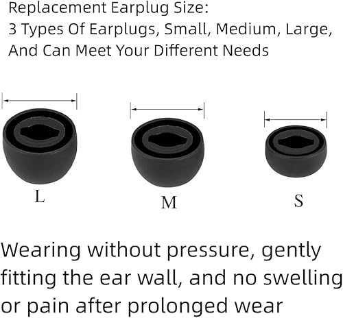 Miniatura 4 de Puntas de repuesto para auriculares compatibles con Samsung Galacxy Buds Pro, puntas de silicona para auriculares de repuesto SML 6 pares