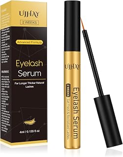 UJhay Eyelash Growth Serum: Thicker, Longer Natural Lashes | Vegan, Cruelty-Free, Prostaglandin-Free Enhancer