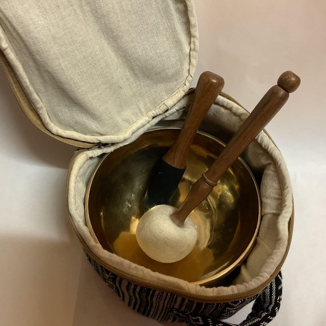 音階D18㎝フルムーンボウル シンギングボウル【MAAYA特製ケース付/送料