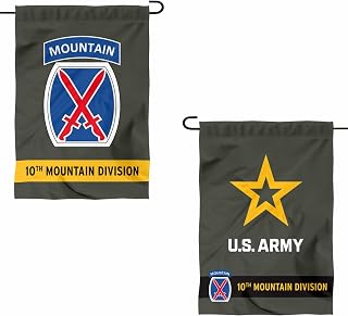 College Flags & Banners Co. US Army 10th Mountain Division Garden Flag Yard Banner