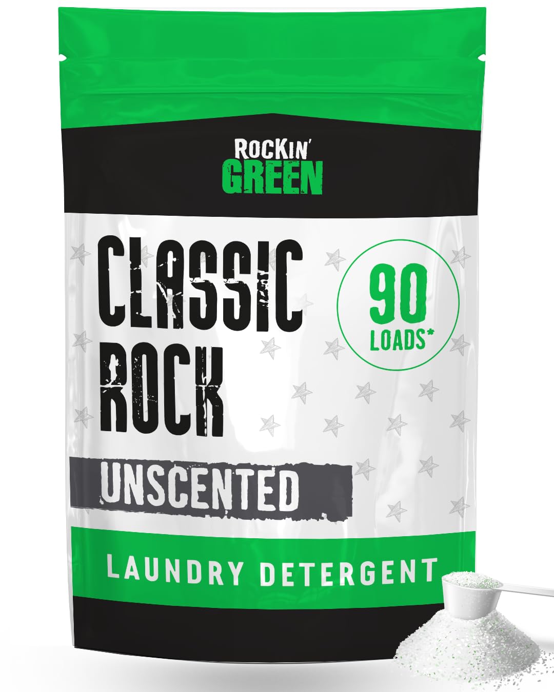 Rockin' Green Laundry Detergent Classic Rock Unscented 45oz by Rockin' Green