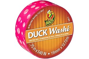 Neon Pink Polka Dot Duct Tape