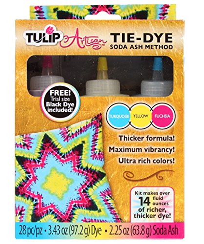 Tulip Artisan Tie-Dye Soda Ash Method, Great for DIY Fashion, Fashion Art