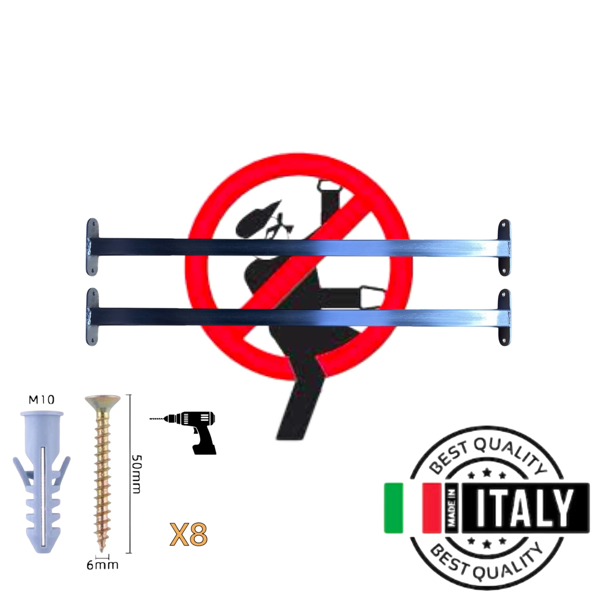 Lot de 2 barres de sécurité pour fenêtre réglables robustes anti-vol barrière de protection voleurs en acier galvanisé 710-1200 mm