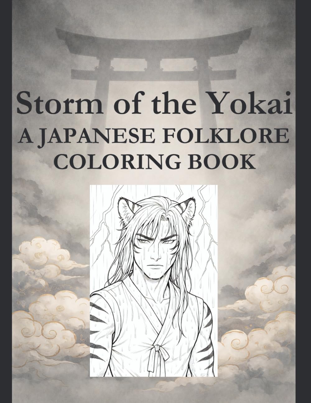 Storm of the Yokai: A Japanese Folklore Coloring Book (The Yokai Folklore Coloring Series)