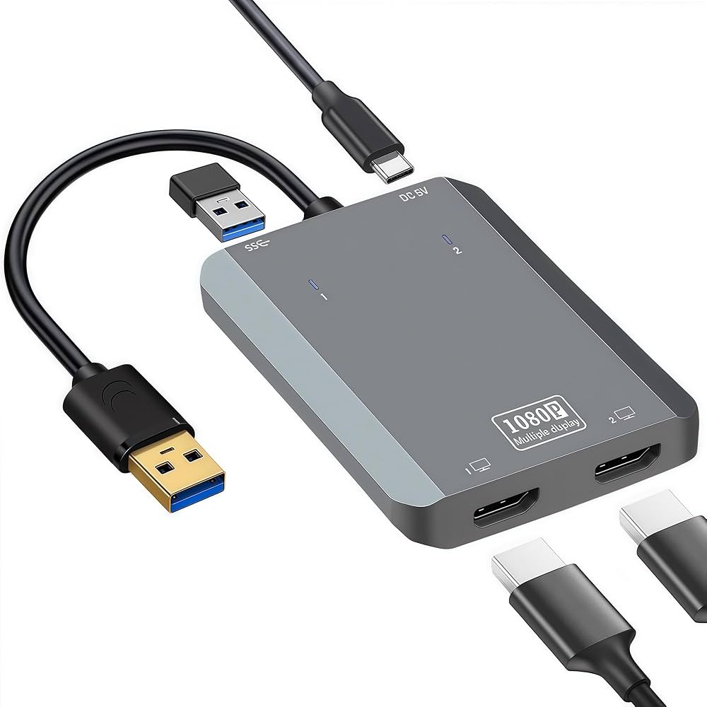 USB 3.0対応デュアルHDMIディスプレイアダプタ　Type-A接続 Amazon.co.jp: USB 3.0対応デュアルHDMIディスプレイアダプタ