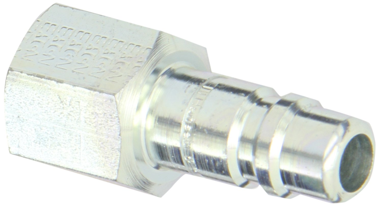 Eaton Hansen 55 Steel 1000/400/500 Series, Industrial Interchange, Coupler Plug, 1/2 Body Size x 1/2 NPT Female