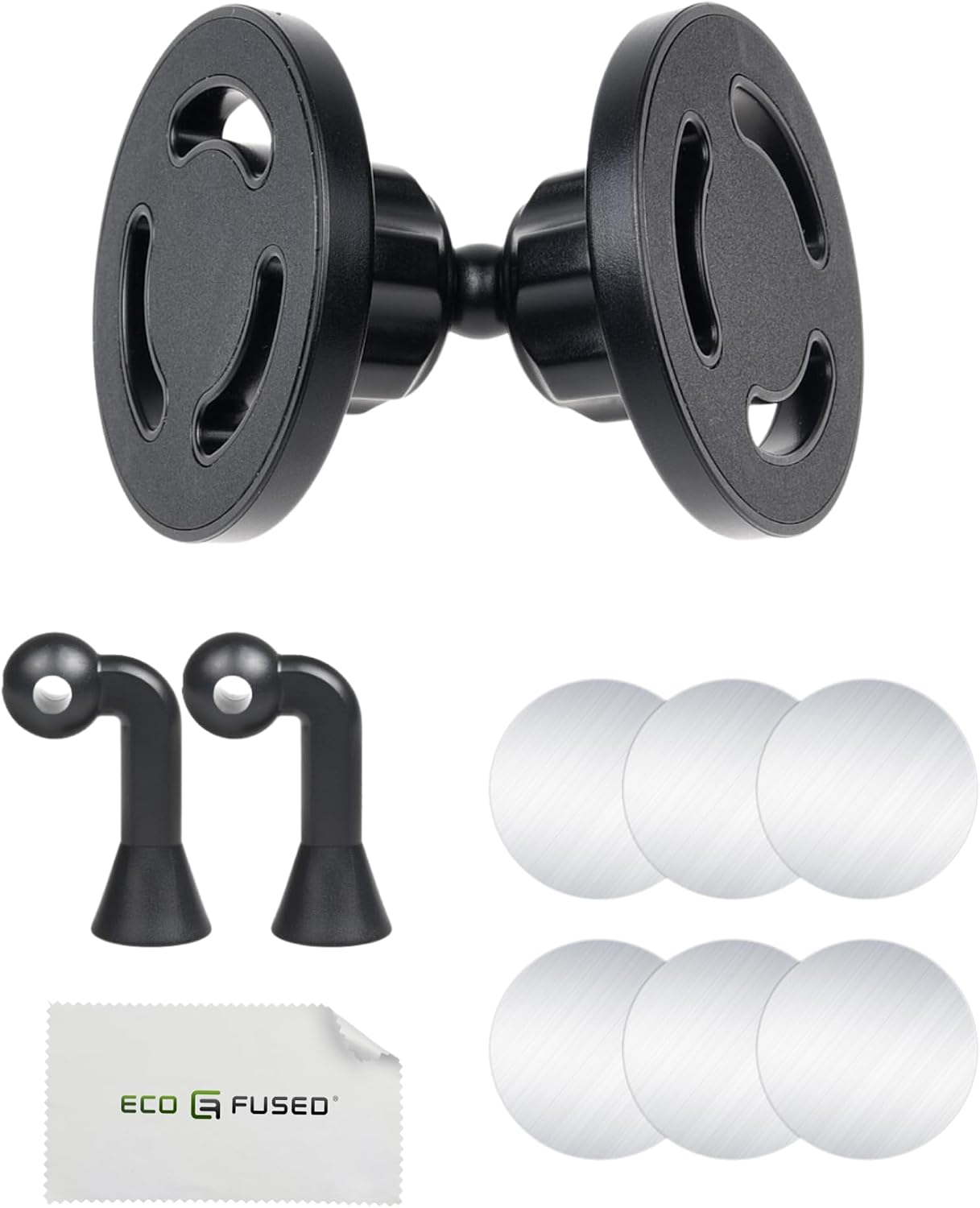 Eco-Fused Dual Magnet Phone Mount for Gym - Unleash the Powerful Magnets for Hands-Free 360° Vlogging! MagSafe Compatible, Adheres to Any Metal Surface - for Smartphones, Tripods, and Action Cameras.
